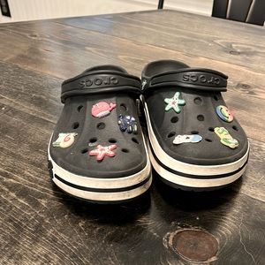 Black Crocs. Size 7.
